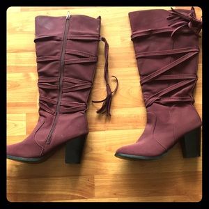 Zipper boots